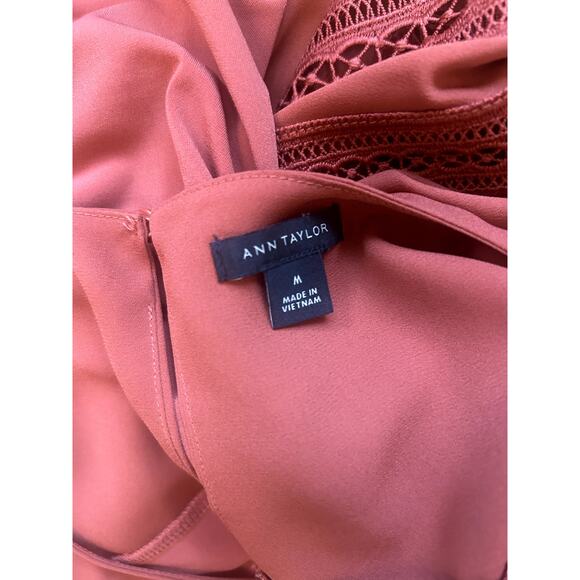 Ann Taylor Burnt Sienna Blouse - Picture 8 of 11